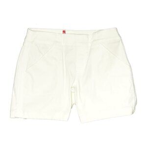 Spanx Small White Solid Shorts